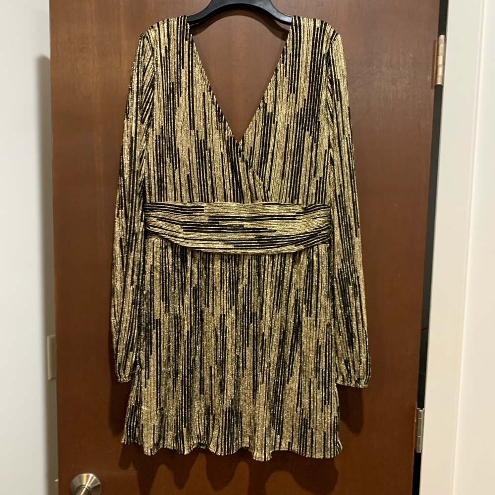 Lilly Pulitzer Riza Romper in Onyx/Gold